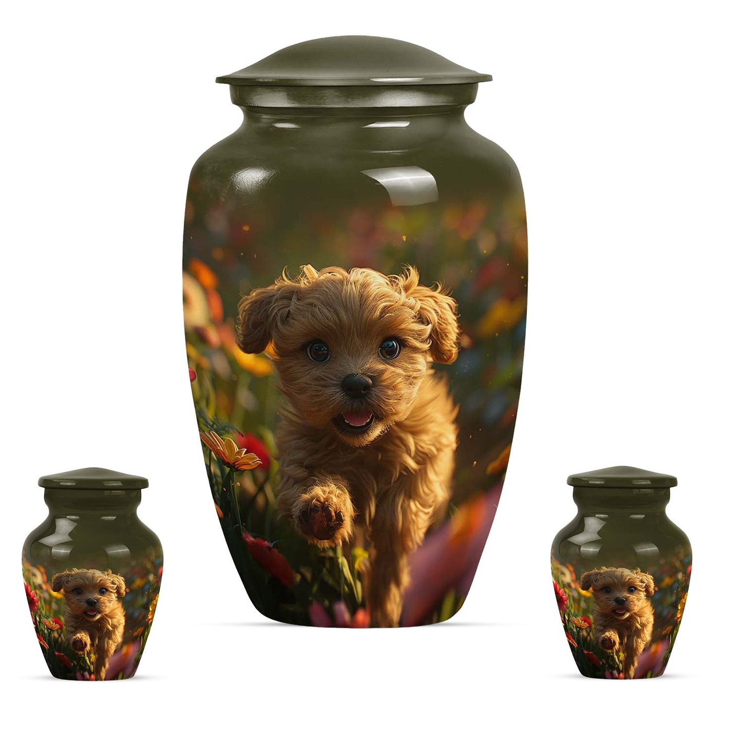 Personalized Dog Memorial Urn for Pet Ashes - Yatskia