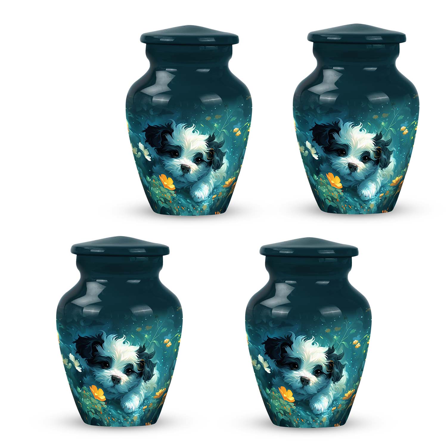 Shih Tzu Urn For Pet Dog Memorial - Cremation Urns For Pet Ashes