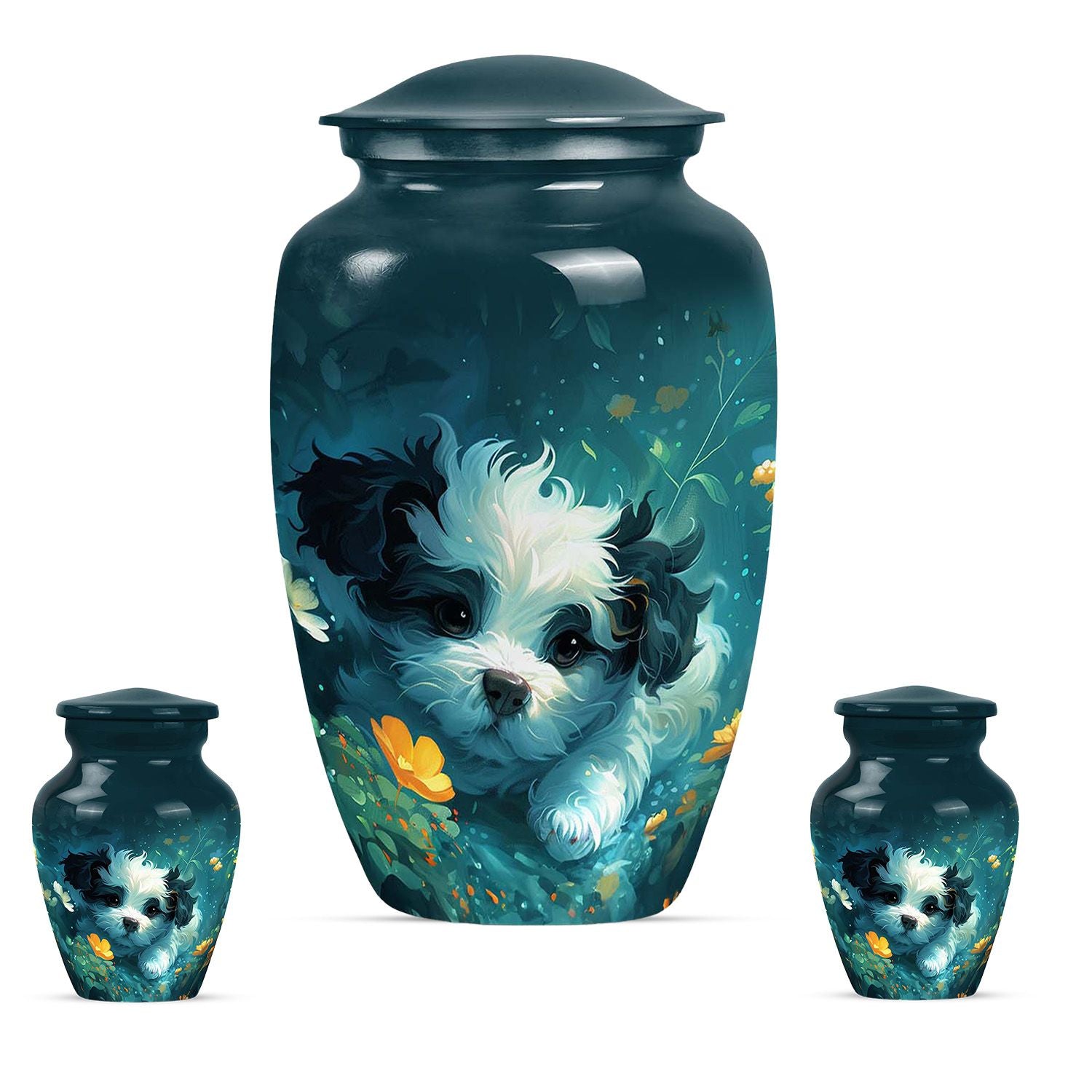 Shih Tzu Urn For Pet Dog Memorial - Cremation Urns For Pet Ashes