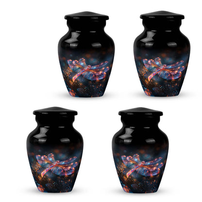 Personalized Dragonfly Cremation Urn for Human Ashes - 10-inch, 200 cu in - Yatskia