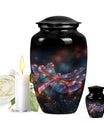 Cosmic Dragonfly Dance Urns - Dragonfly Urns for Large Funeral Urns