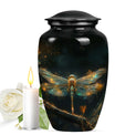 Amber Dragonfly Ashes Urn For Women - Large & keepsake Urns For Female
