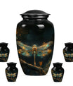 Amber Dragonfly Ashes Urn For Women - Large & keepsake Urns For Female