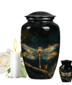 Amber Dragonfly Ashes Urn For Women - Large & keepsake Urns For Female