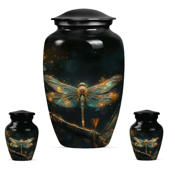 Large Urn With 2 Keepsake Urn