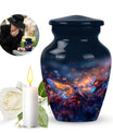 Stellar Dragonfly Large Cremation Urn - Cosmic Insect Memorial Urn