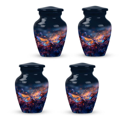 Personalized Dragonfly Cremation Urn for Human Ashes - 10-inch, 200 cu in - Yatskia