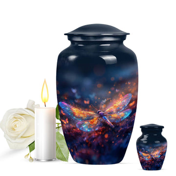 Large Urn With 1 Keepsake Urn