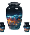 Stellar Taurus Glowing Urn - Bull Urn Memorial For Men & Women