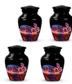 Cosmic Bunny Rabbit Memorial Urn - Funeral Cremation Urn For Ashes