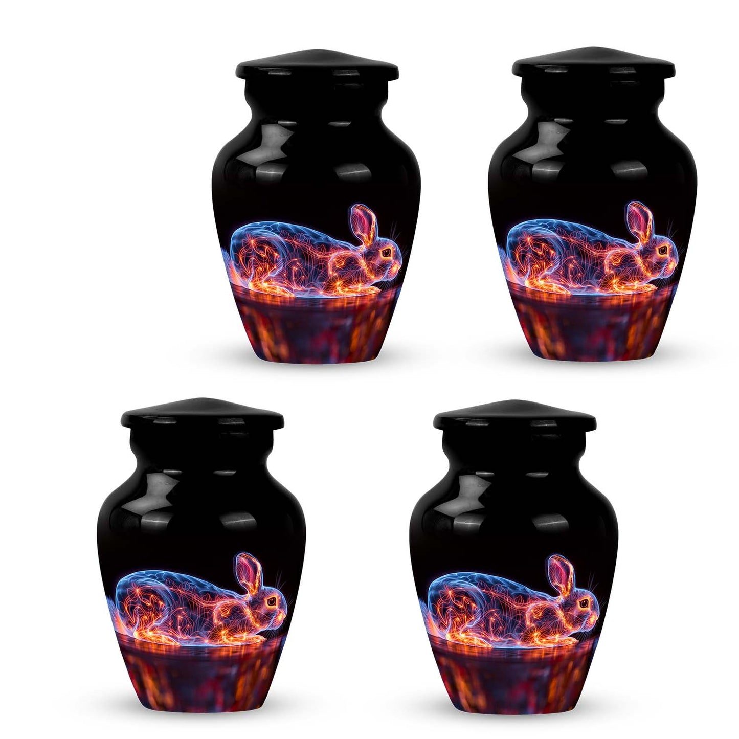 Personalized Rabbit Cremation Urn for Pet Ashes - 10-inch, 200 cu in - Yatskia