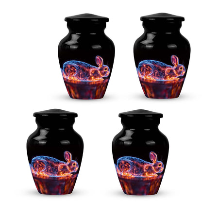 Personalized Rabbit Cremation Urn for Pet Ashes - 10-inch, 200 cu in - Yatskia