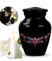 Nebula Dragonfly Urns for Ashes - Black Cremation Urns For Women