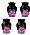 Ethereal Glowing Rabbit Memorial Urn - Pink Bunny Cremation Urn for Ashes