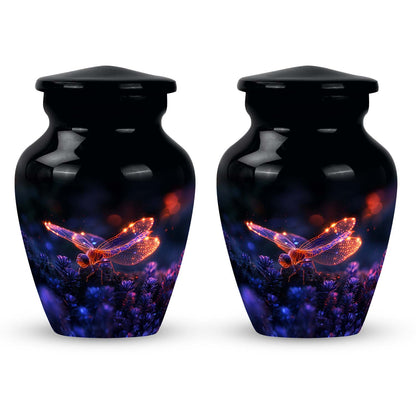 Personalized Dragonfly Cremation Urn for Human Ashes - 10-inch, 200 cu in - Yatskia
