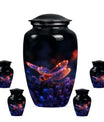 Glowing Dragonfly Ashes Memorial Urn - Cremation Urns For Ashes