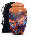 Cosmic Dragonfly Urn Memorial - Dragonfly Ashes Keepsake & Large Urn