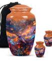 Cosmic Dragonfly Urn Memorial - Dragonfly Ashes Keepsake & Large Urn