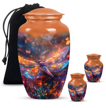 Large Urn With 2 Keepsake Urn