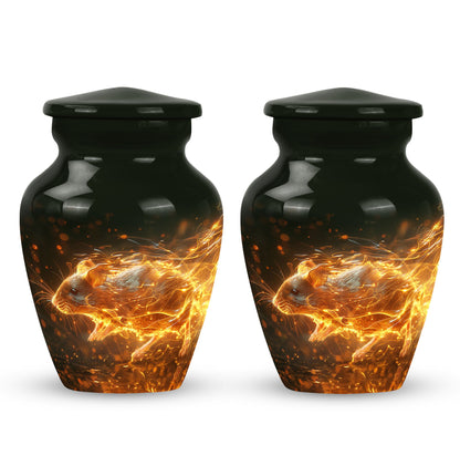 Personalized Mouse Cremation Urn for Human Ashes - 10-inch, 200 cu in - Yatskia