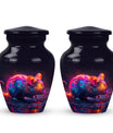 Colorful Whispering Rodent Urn - Mouse Memorial Keepsake Urns
