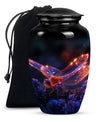 Cosmos Dragonfly Memorial Urn - Dragonfly Cremation Urn For Men