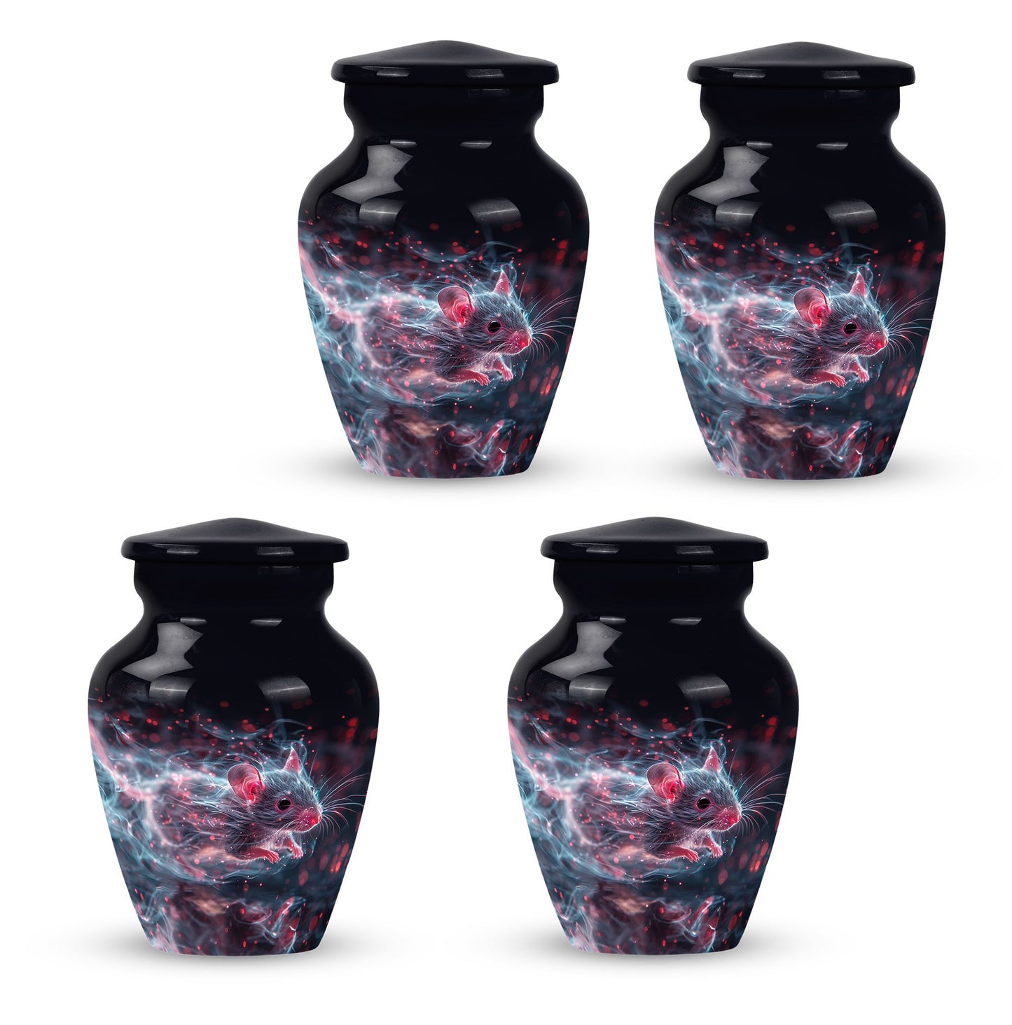 Personalized Mouse Memorial Urn for Men and Women - 10-inch, 200 cu in - Yatskia