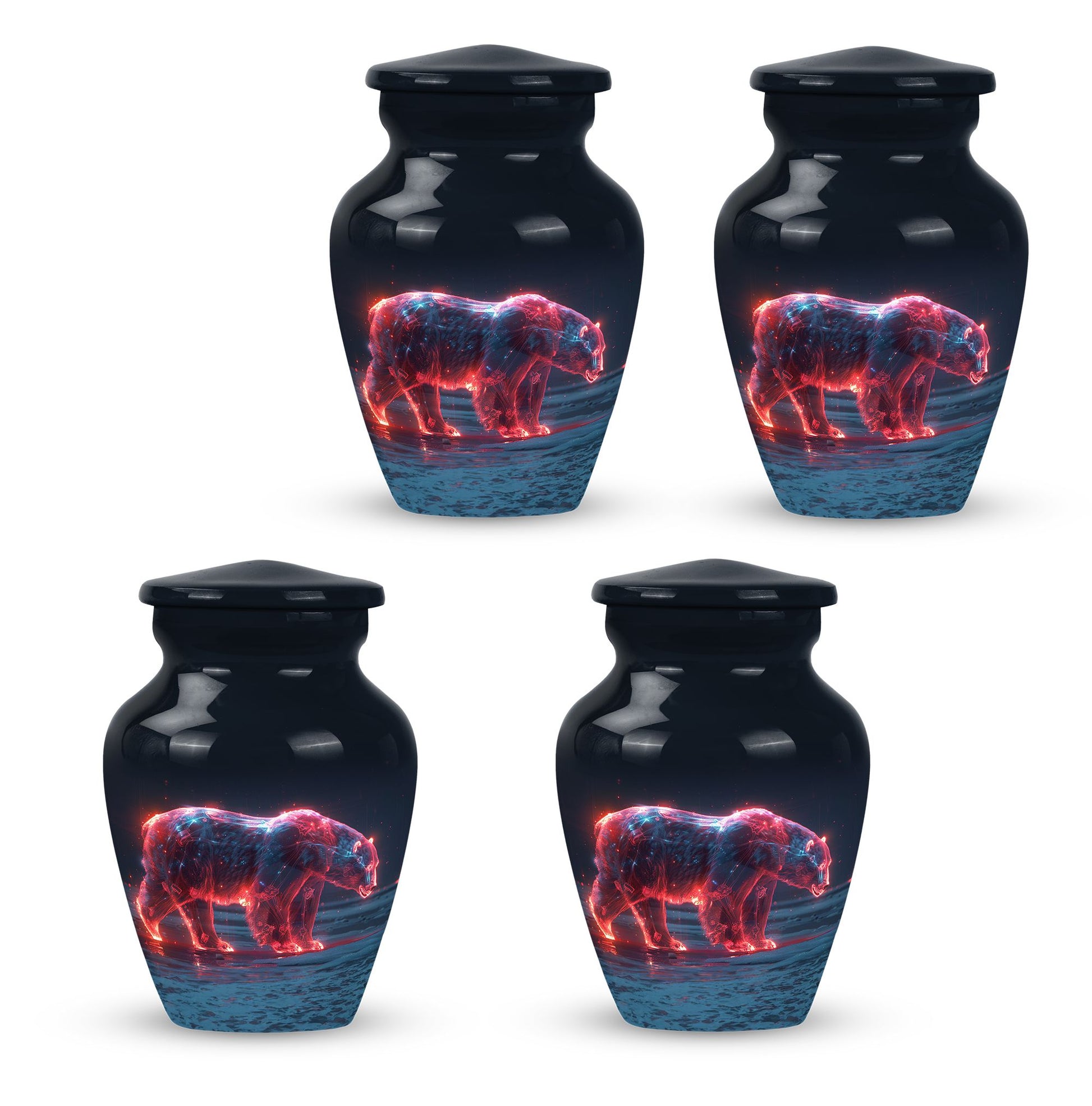 Sentinel Bear Urn For Cremation - Polar Bear Urn Memorial For Ashes