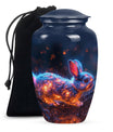 Fierce Bunny Rabbit Urn - Rabbit Funeral Cremation Urn For Ashes