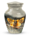 Mystical Winged Mice Urn - Unique Mouse Large Urn For Women