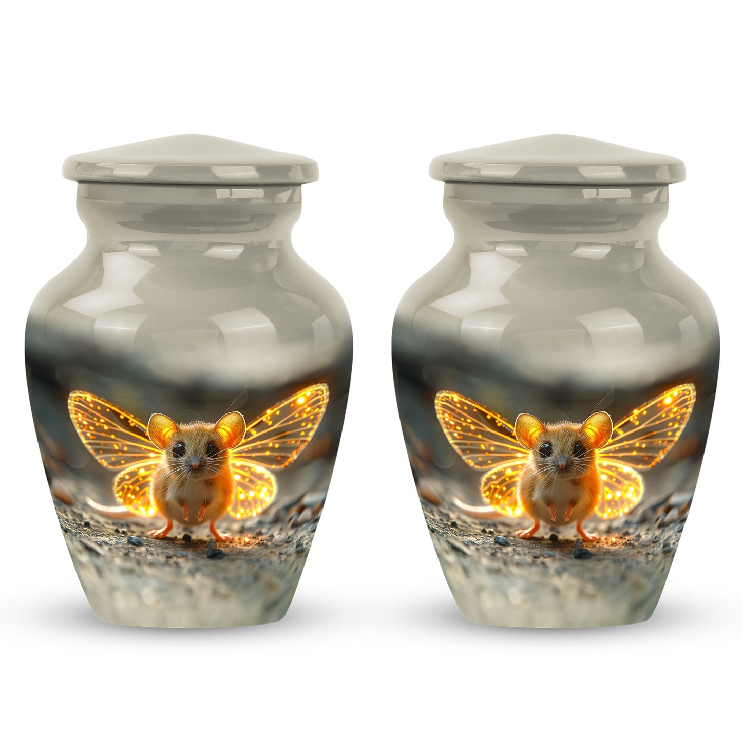 Personalized Artistic Cremation Urn for Women - 10-inch, 200 cu in - Yatskia