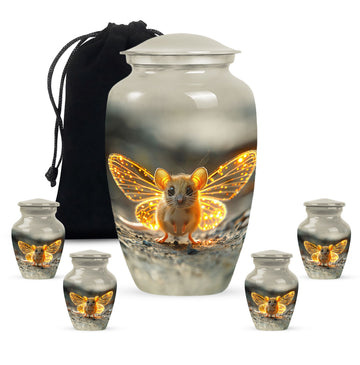 Large Urn With 4 Keepsake Urn