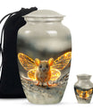 Mystical Winged Mice Urn - Unique Mouse Large Urn For Women