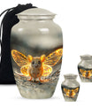 Mystical Winged Mice Urn - Unique Mouse Large Urn For Women
