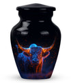 Ember Horns Yak Cremation Urn - Bull Memorial Ashes Large Urn
