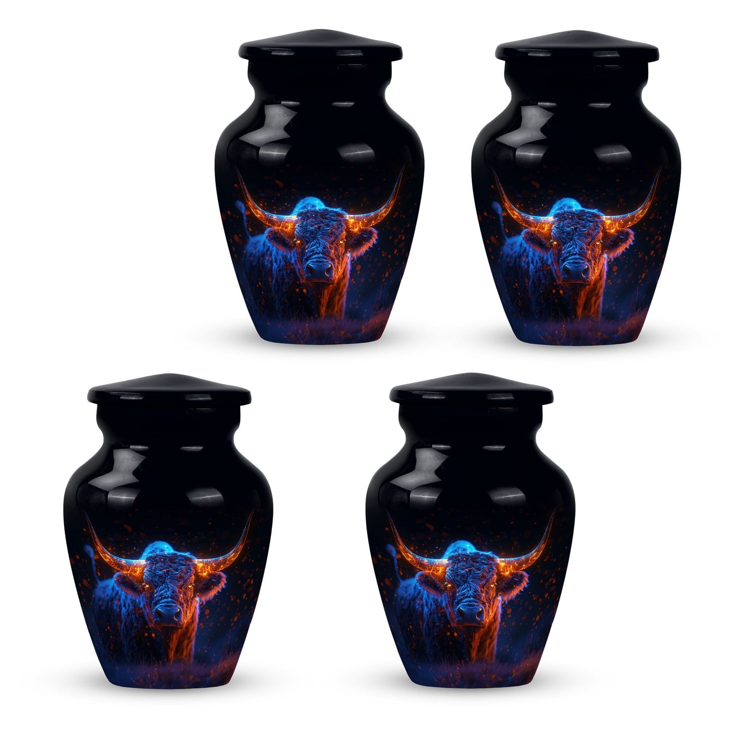Personalized Artistic Cremation Urn for Human Ashes - 10-inch, 200 cu in - Yatskia