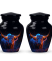 Ember Horns Yak Cremation Urn - Bull Memorial Ashes Large Urn