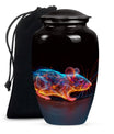Cosmic Mouse Urn For Memorial - Rat Cremation Ashes Urn For Funeral