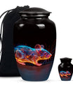 Cosmic Mouse Urn For Memorial - Rat Cremation Ashes Urn For Funeral