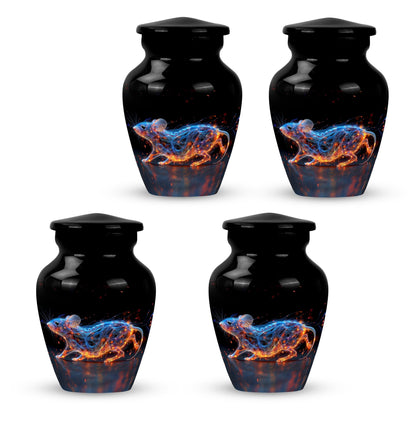 Personalized Mouse Cremation Urn for Human Ashes - 10-inch, 200 cu in - Yatskia