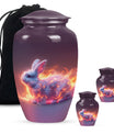 Fiery Bunny Rabbit Urn For Cremation - Fierce Bunny Urn For Ashes