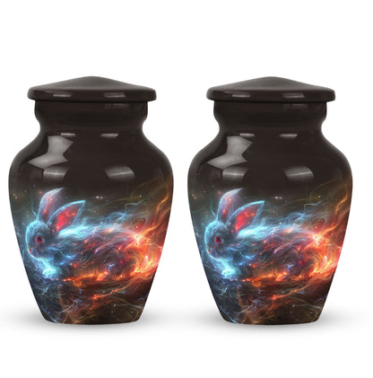 Personalized Rabbit Cremation Urn for Pet Ashes - 10-inch, 200 cu in - Yatskia