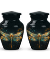 Glowing Dragonfly Memorial Urn - Dragonfly Cremation Urns For Women