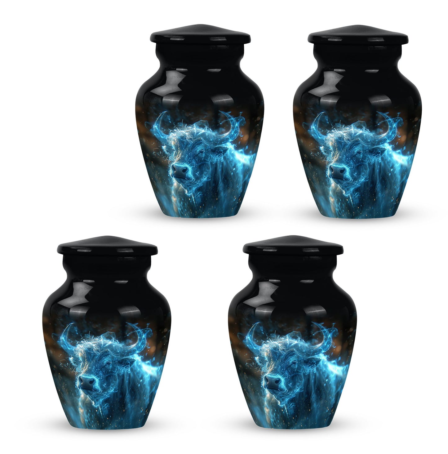 Personalized Galaxy Cremation Urn for Adult - 10-inch, 200 cu in - Yatskia
