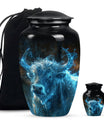 Cosmic Energy Bull Urn For Ashes - Bull Large Urn For Adult Human