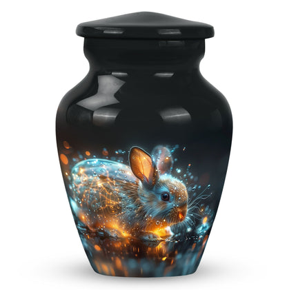 Personalized Rabbit Cremation Urn for Pet Ashes - 10-inch, 200 cu in - Yatskia