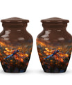 Fiery Dragonfly Urn - Dragonfly Ashes Memorial Urn For Male And Female