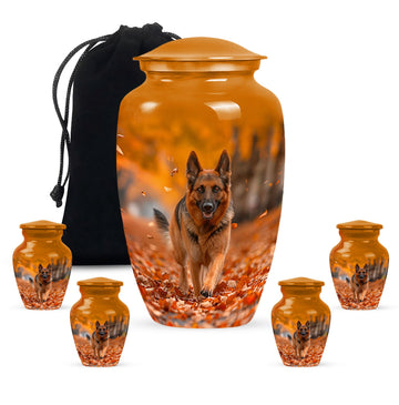 Large Urn With 4 Keepsake Urn