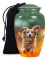 Joyful Pet Dog Cremation Urn - Perfect Urns For Pet Memorials