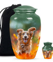 Joyful Pet Dog Cremation Urn - Perfect Urns For Pet Memorials